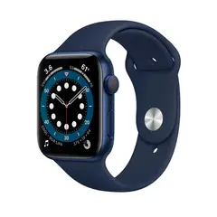 APPLE - Reloj Watch Series 6 40mm GPS + Wifi Blue Aluminum Case Deep Navy Sport Band