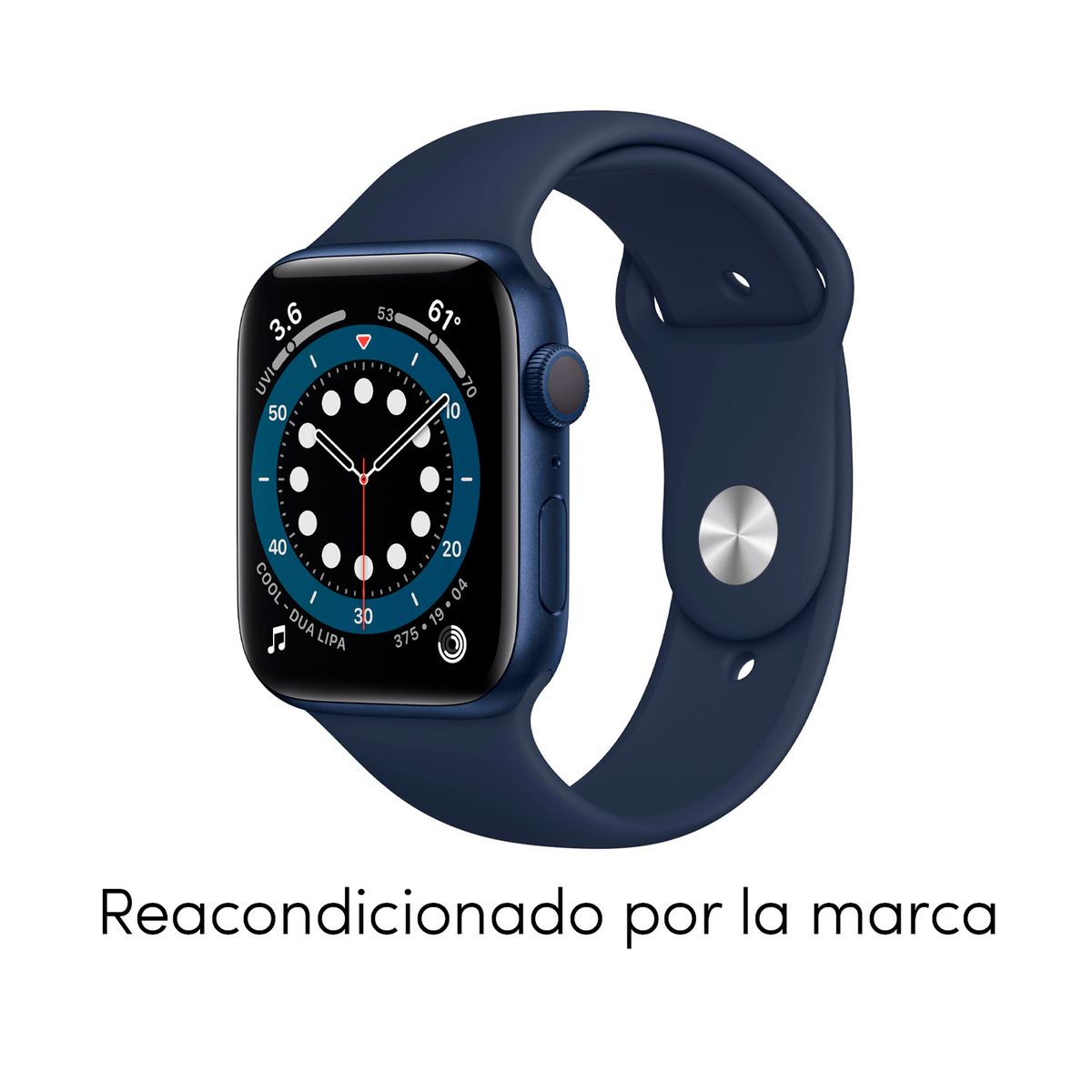 APPLE - Reloj Apple Watch Series 6 40mm GPS + Celular Blue Aluminum Case Deep Navy Sport Band