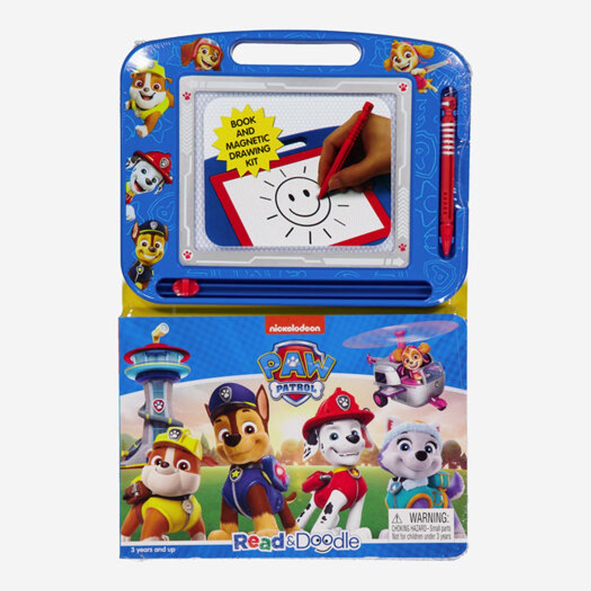 GENERICO - LIBRO TAPA DURA Y PIZZARA MAGICA DE PAW PATROL