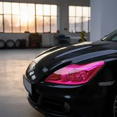 NEON - Vinilo Optico Para Focos Auto 30 Cm X 2 Metros Rosa