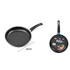 GENERICO - Sartén Negro 28 cm – Compacto y Práctico para Cocina Diaria