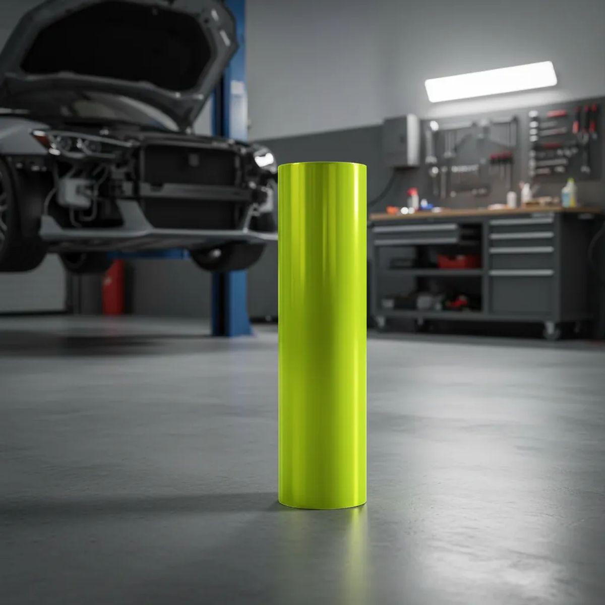 NEON - Vinilo Optico Para Focos Auto 30 Cm X 2 Metros Amarillo Limon