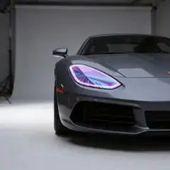 NEON - Vinilo Optico Para Focos Auto 30 Cm X 2 Metros Morado Tornasol