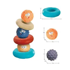 GENERICO - Jenga Juguete Sensorial 6 Piezas Pelota De Goma Suave