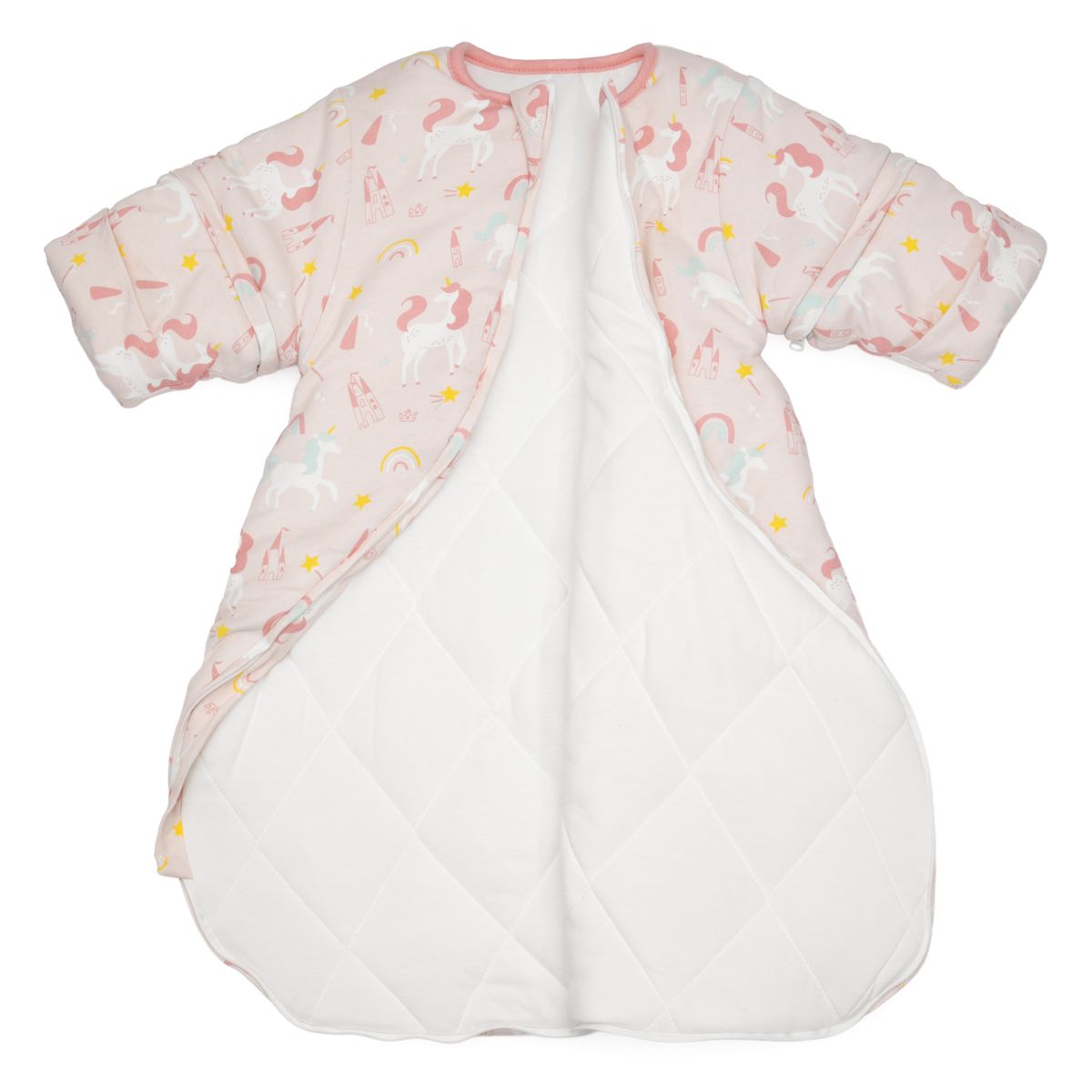 TU SAQUITO - Saco de dormir bebé TOG 3.5 gota mangas removibles unicornio