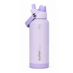 BUFFER FLASK - Termo Botella Agua Termica Acero Inox 1L 2 en 1 - Lila