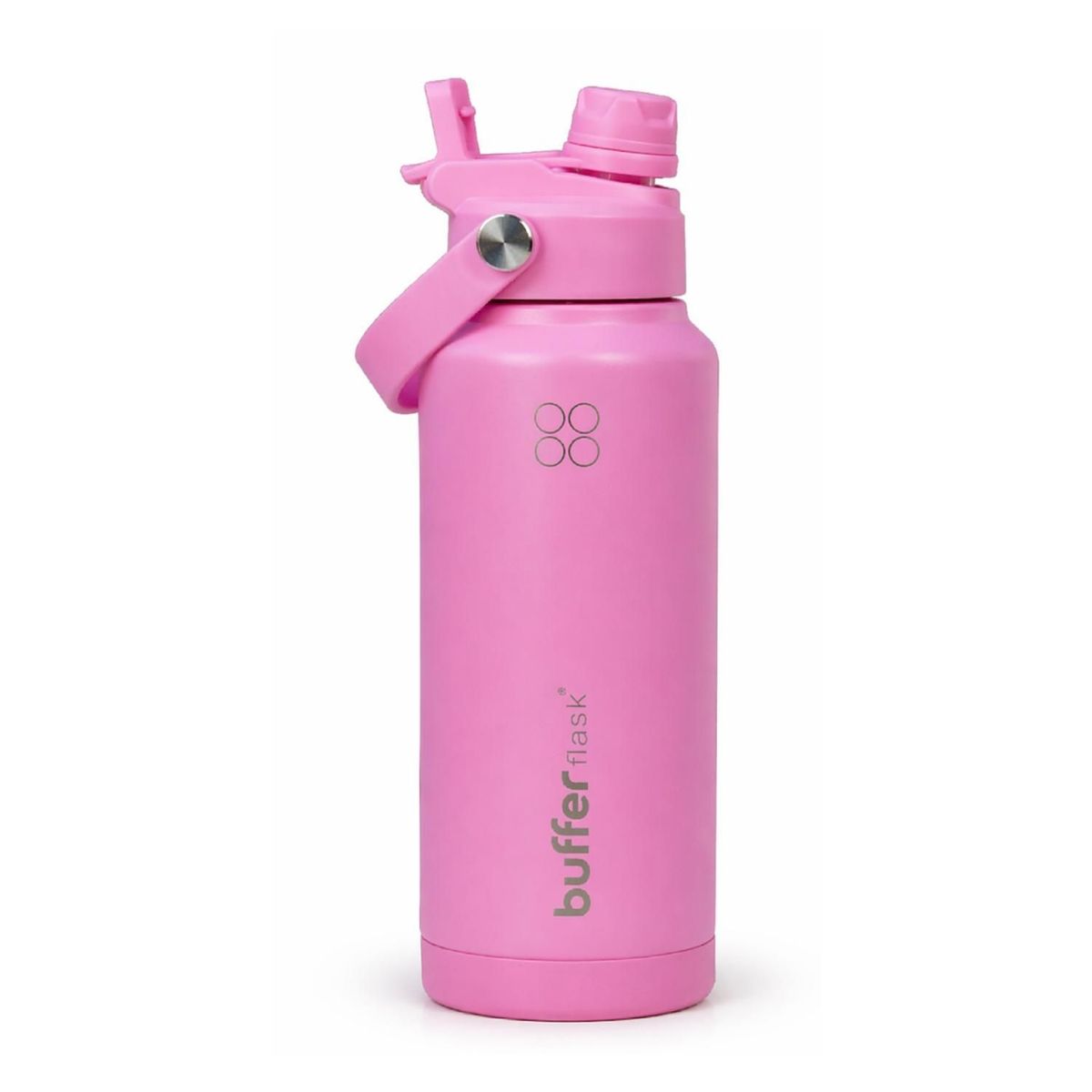 BUFFER FLASK - Termo Botella Agua Termica Buffer Flask Acero Inox 1L 2 en 1 - Fucsia