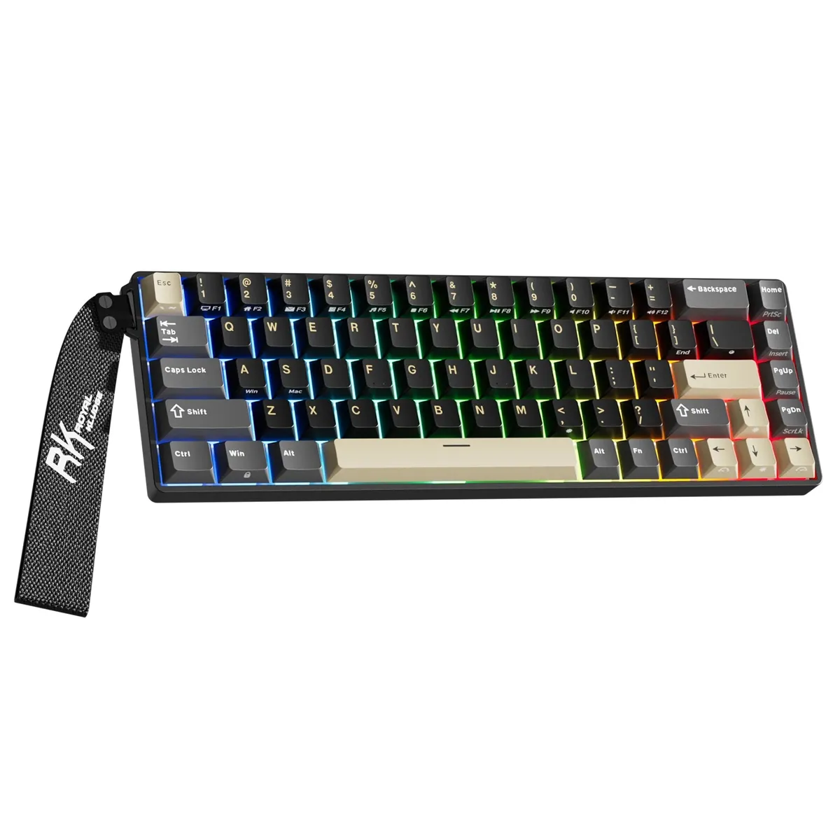ROYAL KLUDGE - Teclado Magnético Gamer Royal Kludge RK68 HE 8KHz