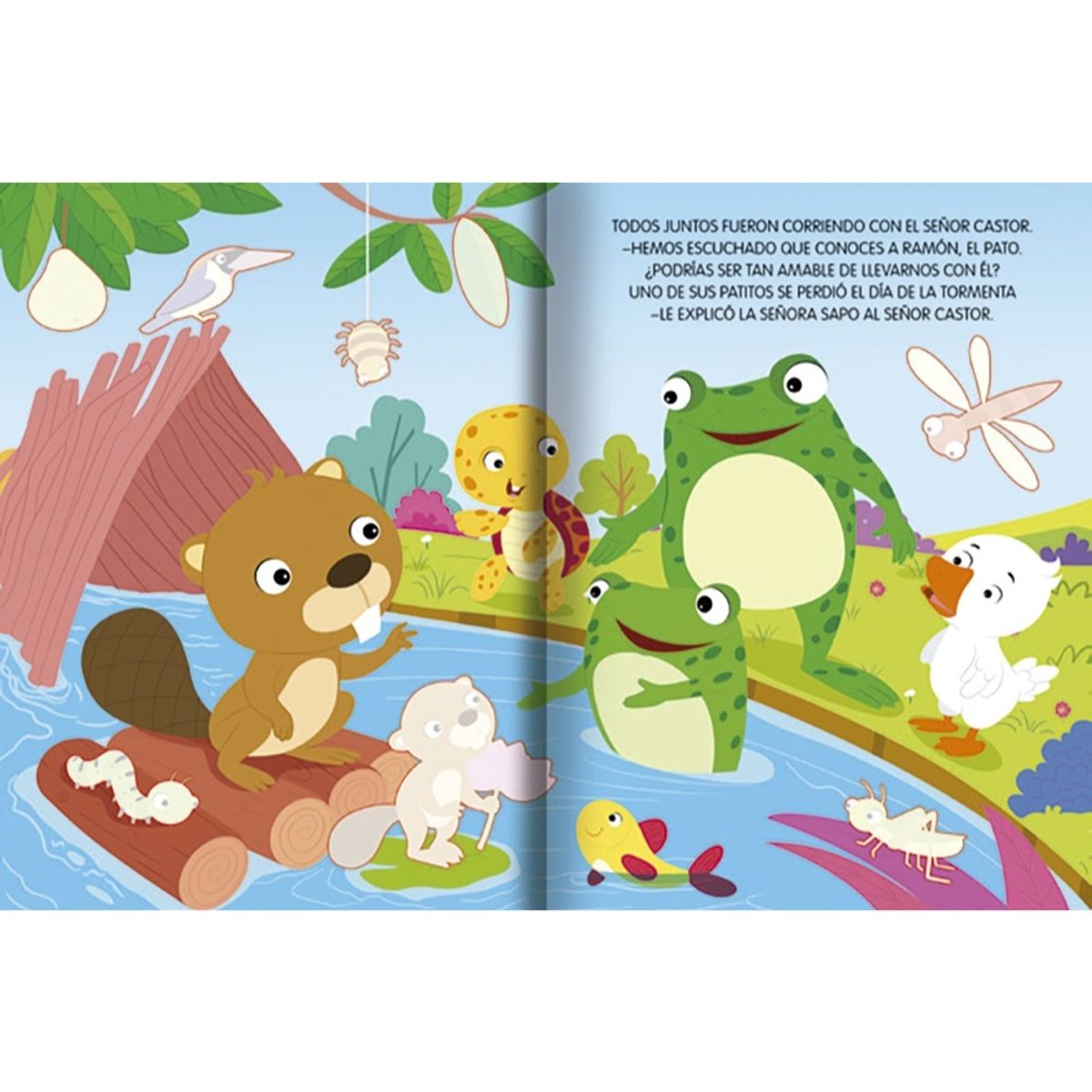 LATINBOOKS - MEGA PEGATINAS -EL PATITO PERDIDO