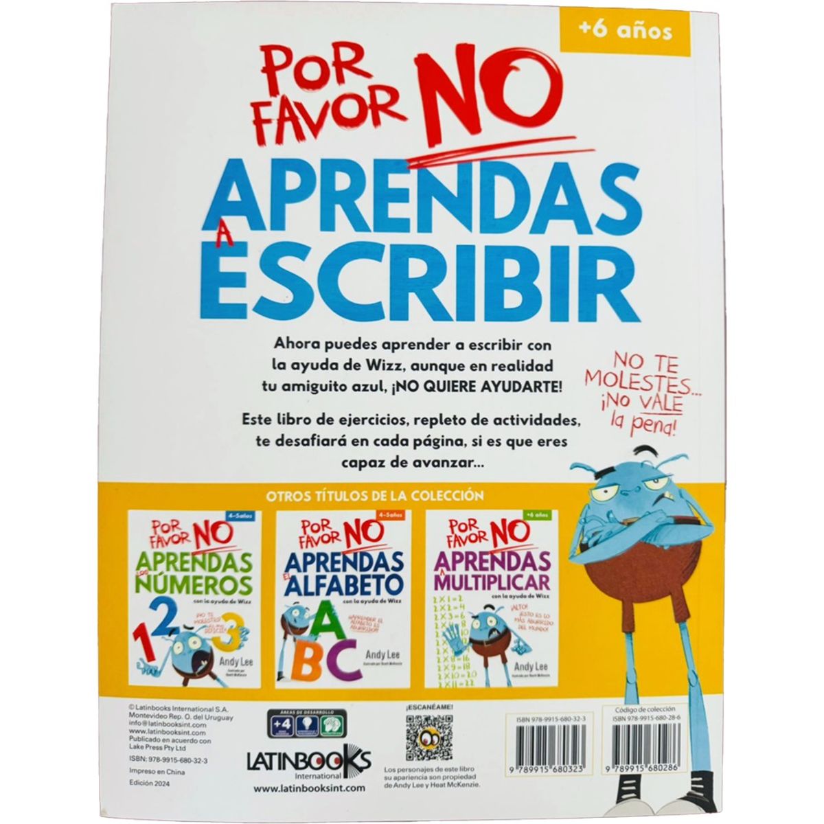 LATINBOOKS - POR FAVOR NO APRENDAS - A ESCRIBIR