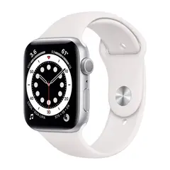 APPLE - Reloj Watch Series 6 40mm GPS Silver Aluminum Case White Sport Band