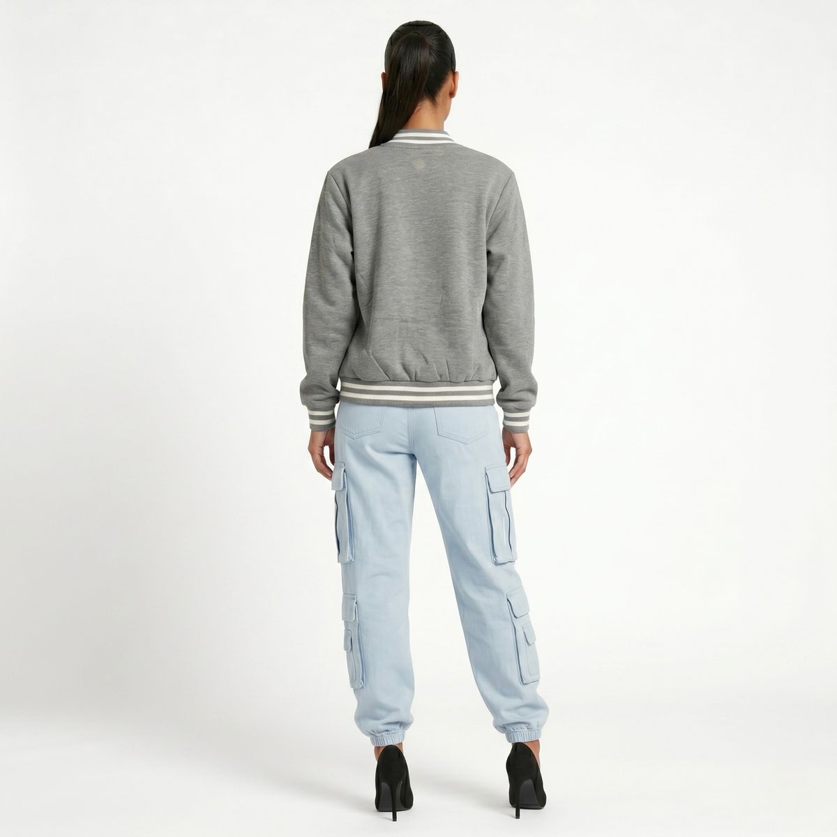 D'JOE - Polerón Universitario Forro Polar New Madrid Mujer