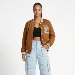 D'JOE - Polerón Universitario Forro Polar New Madrid Mujer