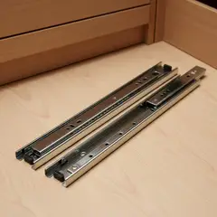 GENERICO - Corredera Telescópica Riel Para Cajones Corredera Riel 45cm