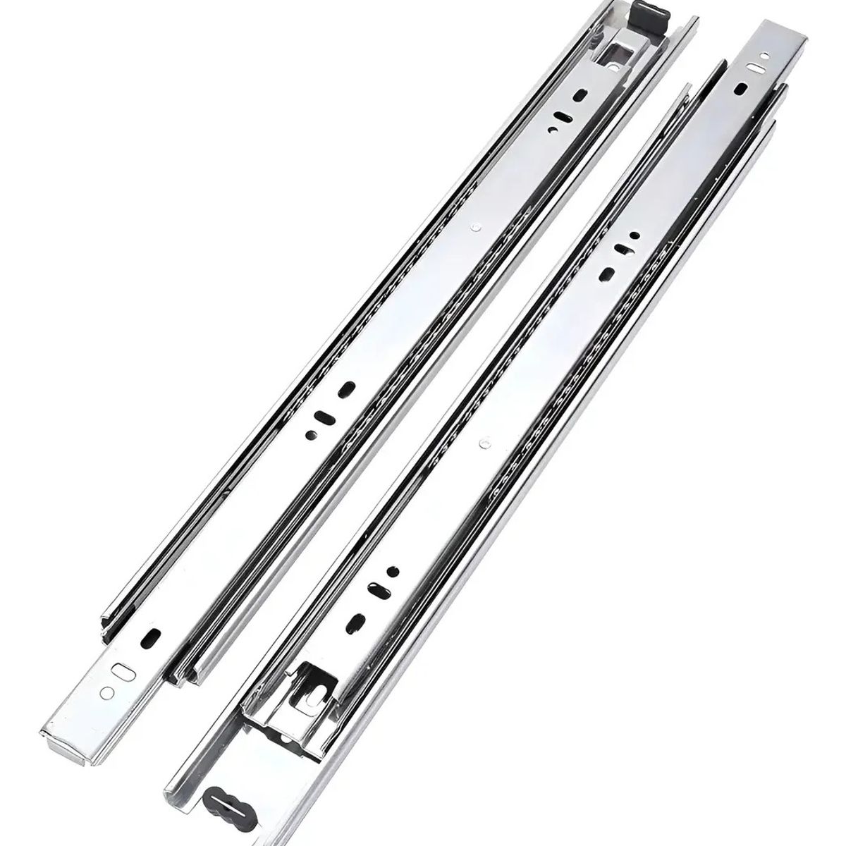 GENERICO - Corredera Telescópica Riel Para Cajones Corredera Riel 45cm