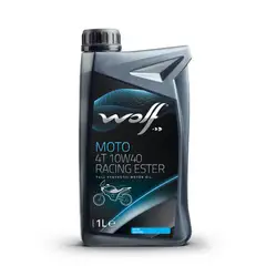GENERICO - ACEITE MOTO 4T 10W40 RACING 1L ESTER SINTETICO WOLF