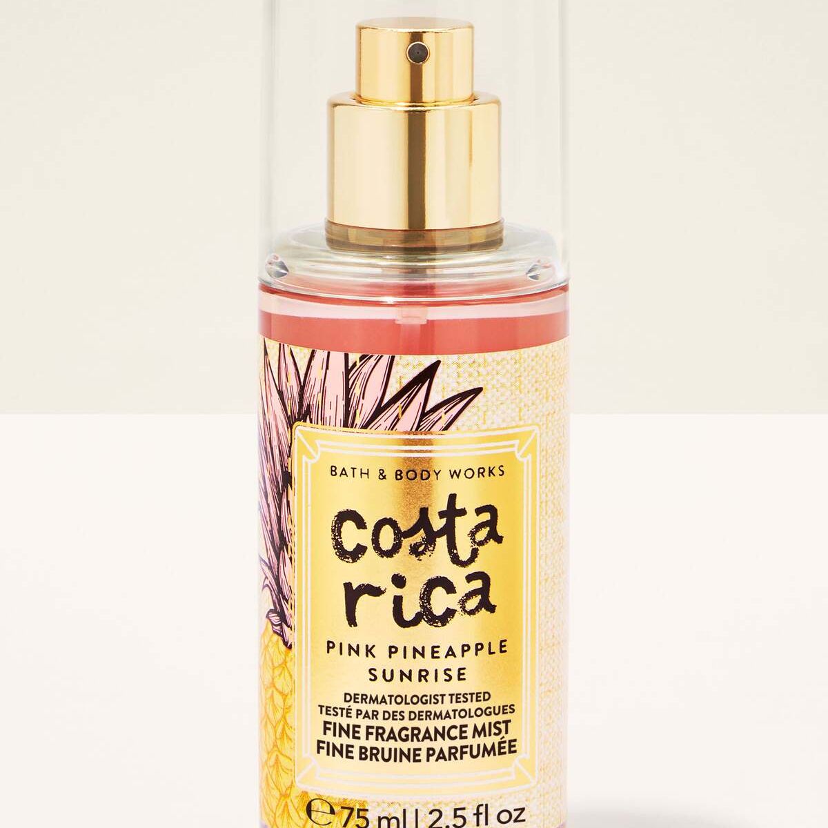 BATH & BODY WORKS - Mist Corporal Mini Bath and Body Works Pink Pineapple Sunrise