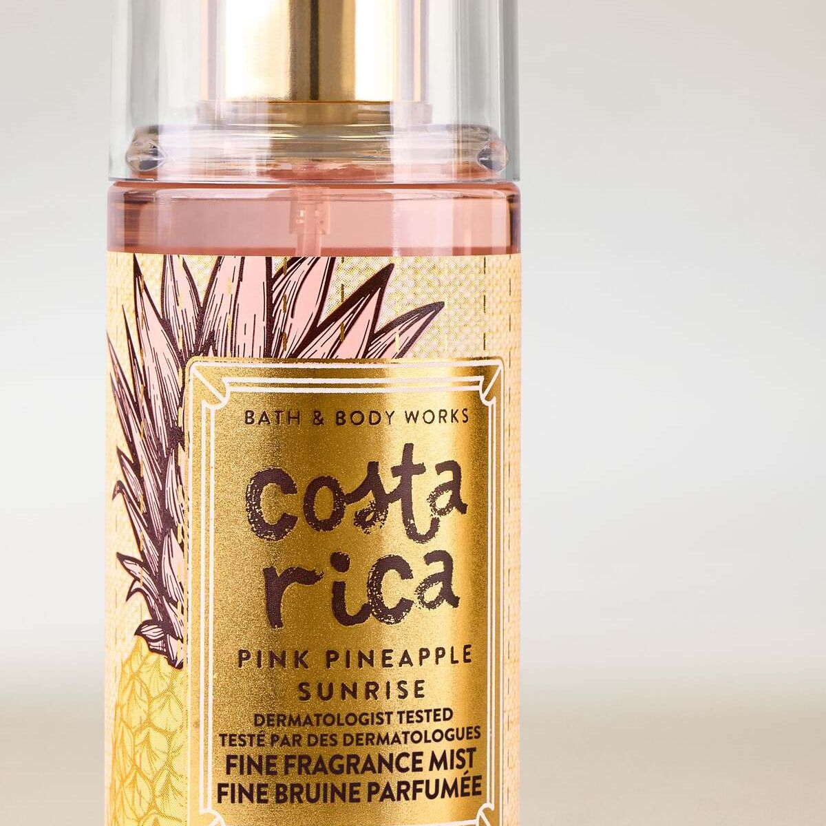 BATH & BODY WORKS - Mist Corporal Mini Bath and Body Works Pink Pineapple Sunrise