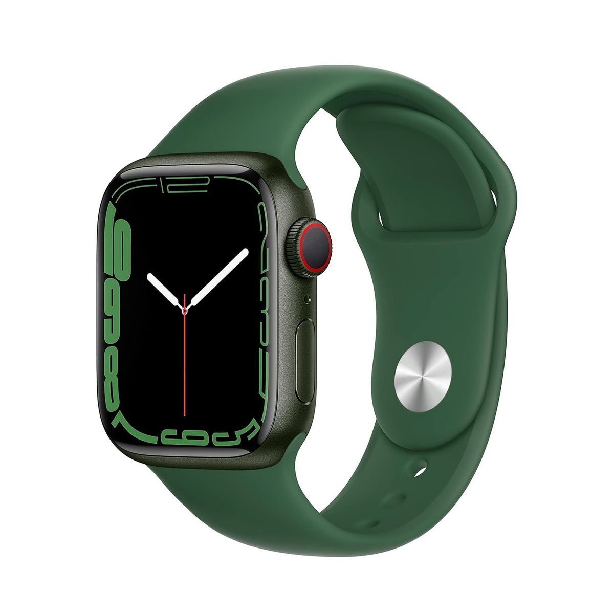 APPLE - Reloj Apple Watch Series 7 41mm GPS + Celular Green Aluminum Case Clover Sport Band