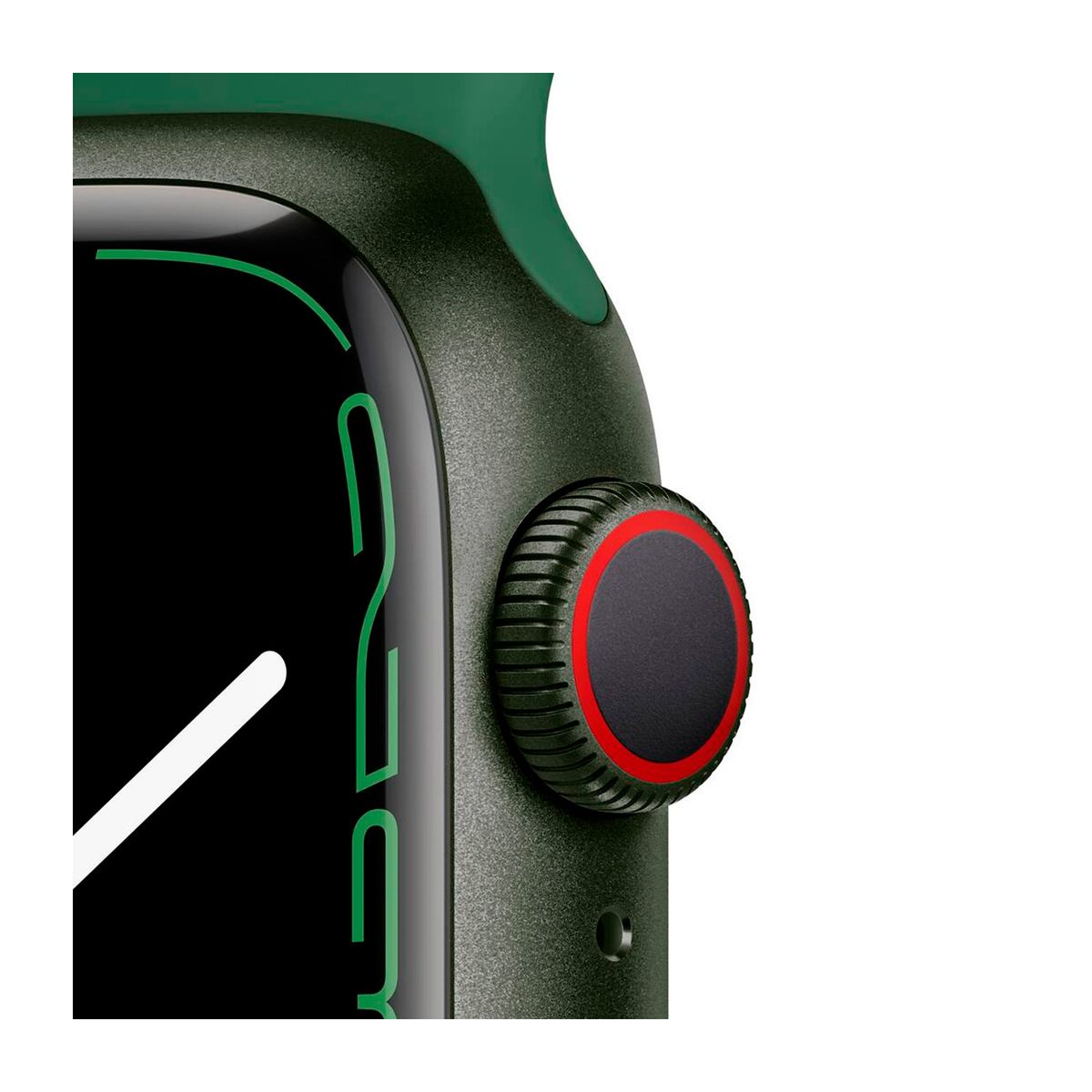 APPLE - Reloj Apple Watch Series 7 41mm GPS + Celular Green Aluminum Case Clover Sport Band