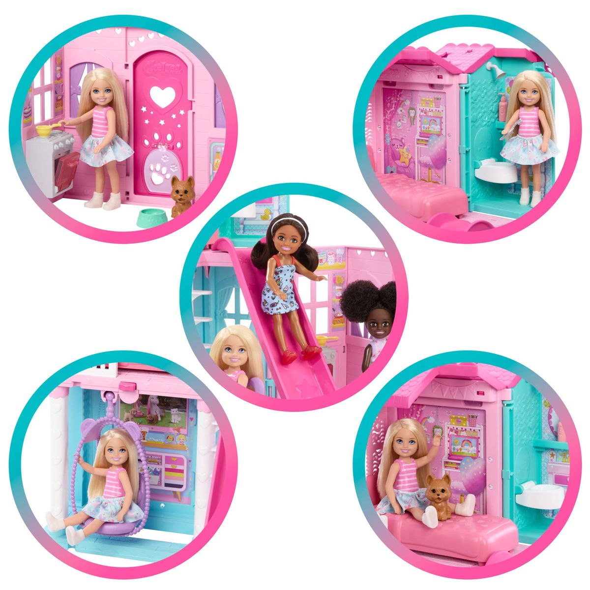 MATTEL - BARBIE CHELSEA CASA FAMILIAR POP UP