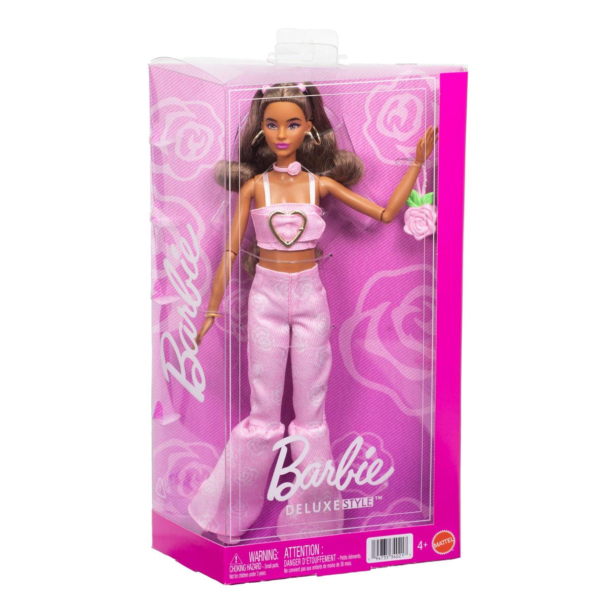 MATTEL - BARBIE MUÑECA DELUXE STYLE PINK STAR DRESS ASIAN