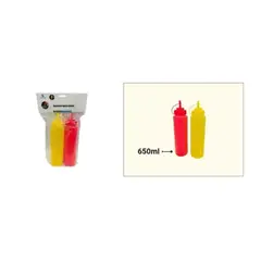 GENERICO - Dúos dispensadores de salsa 650ml