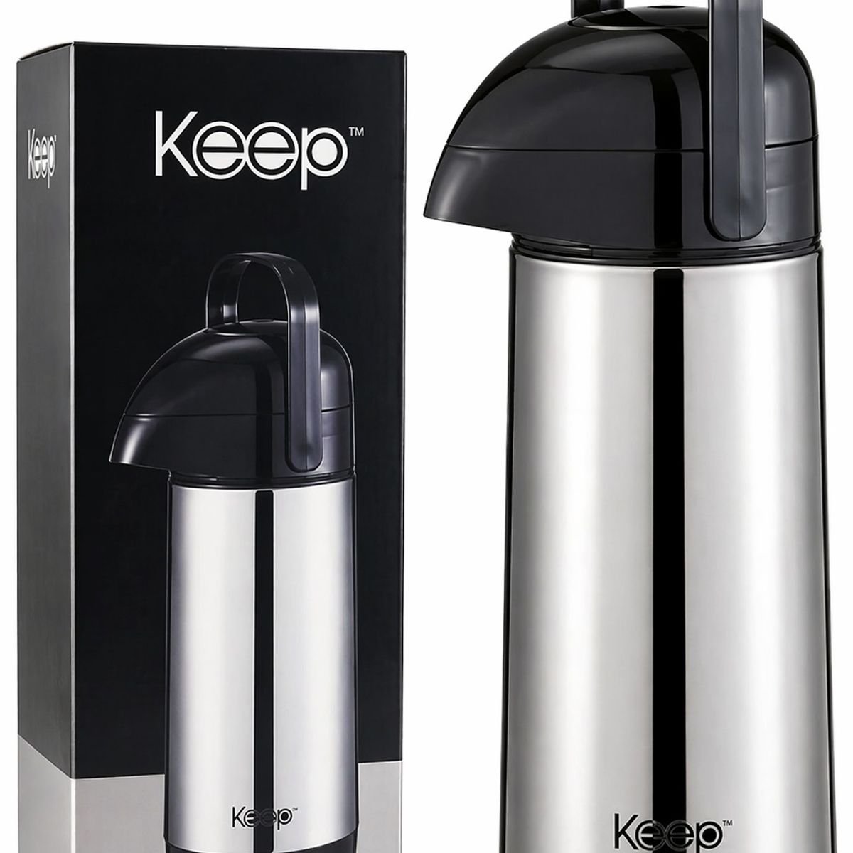 KEEP - TERMO SIFON 1 LITRO ACERO INOXIDABLE KEEP