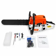 DOPA - Motosierra Bencinera Grande A Combustible Naranja Tasbel