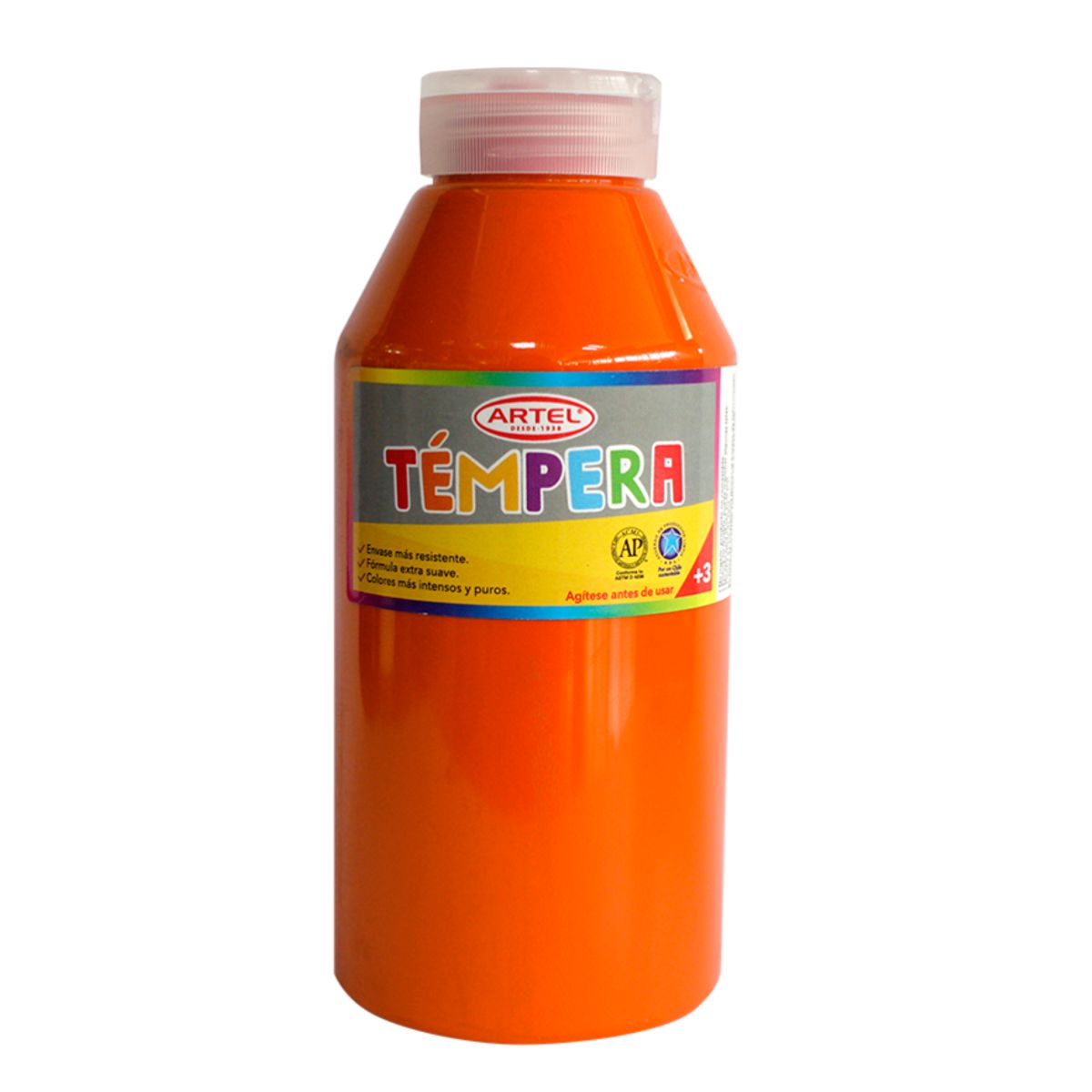 ARTEL - Frasco 500ml Tempera naranja 77