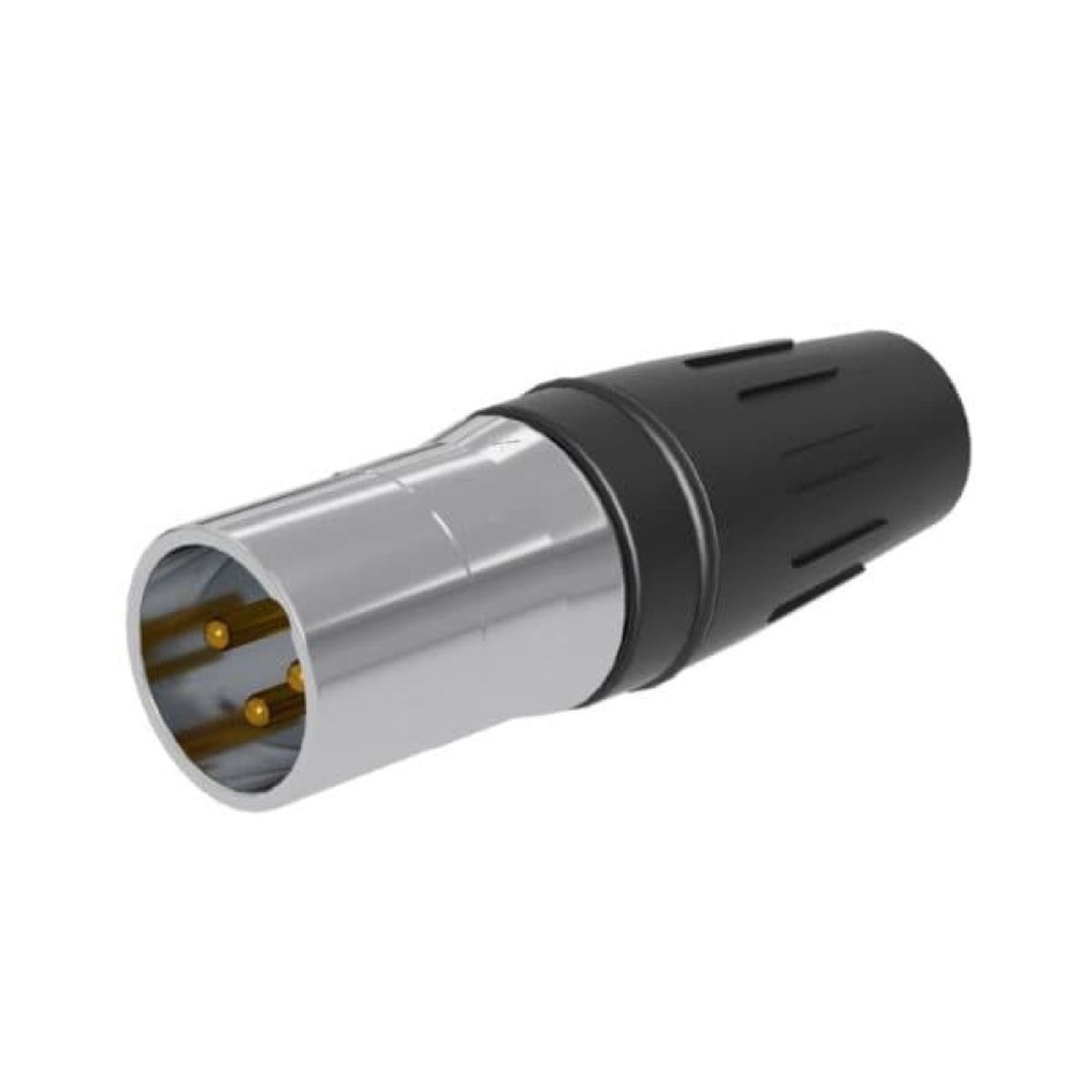 GENERICO - Conector XLR Macho Seetronic SCHM3 Metálico Volante 3 Pines