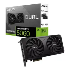 ASUS - Tarjeta de Video Dual GeForce RTX 5060 EVO OC 8GB GDDR7