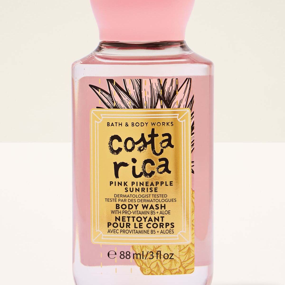 BATH & BODY WORKS - Gel de Ducha Mini Bath and Body Works Pink Pineapple Sunrise