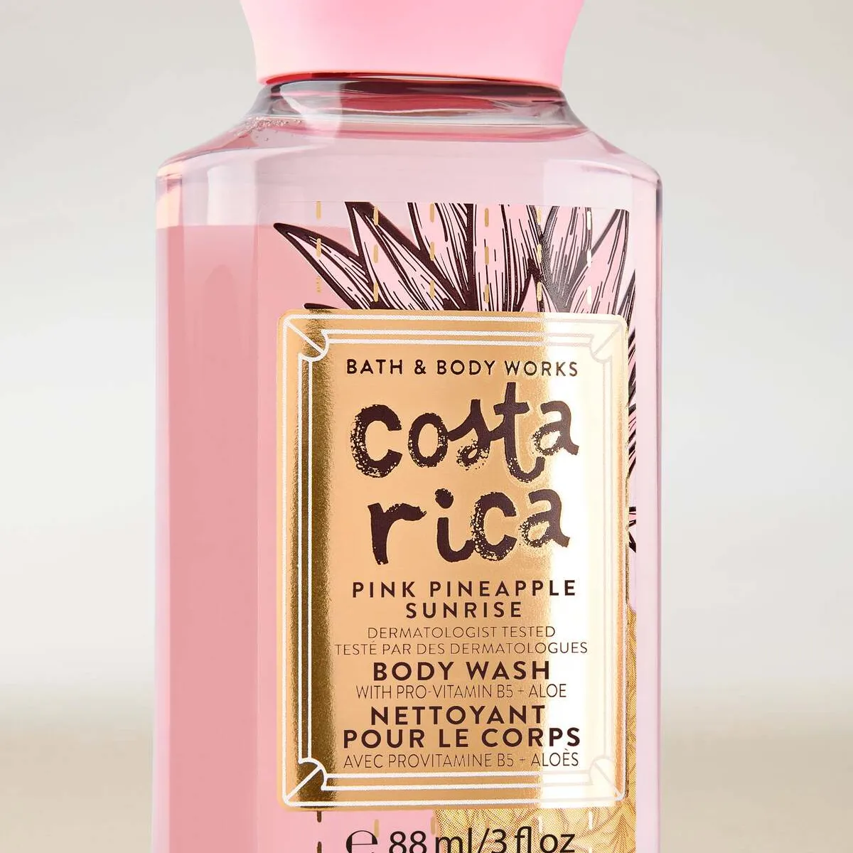 BATH & BODY WORKS - Gel de Ducha Mini Bath and Body Works Pink Pineapple Sunrise