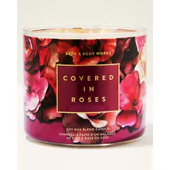 BATH & BODY WORKS - Vela Grande Bath and Body Works Covered In Roses