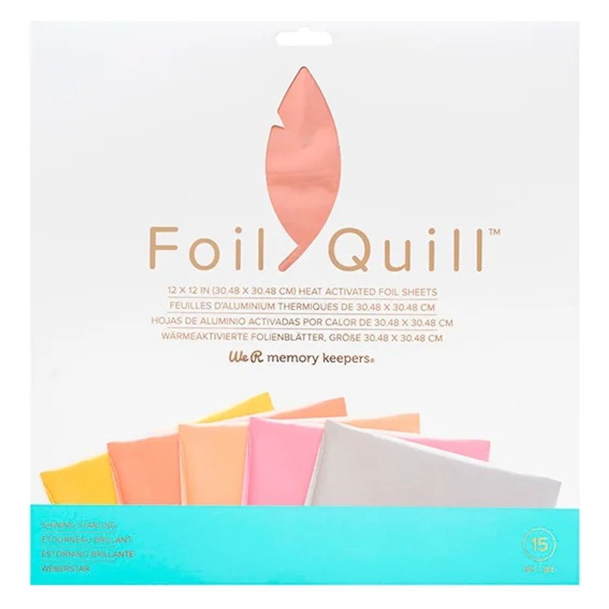 SILHOUETTE - Hojas De Aluminio Shinning Starling 12 X 12  Wr
