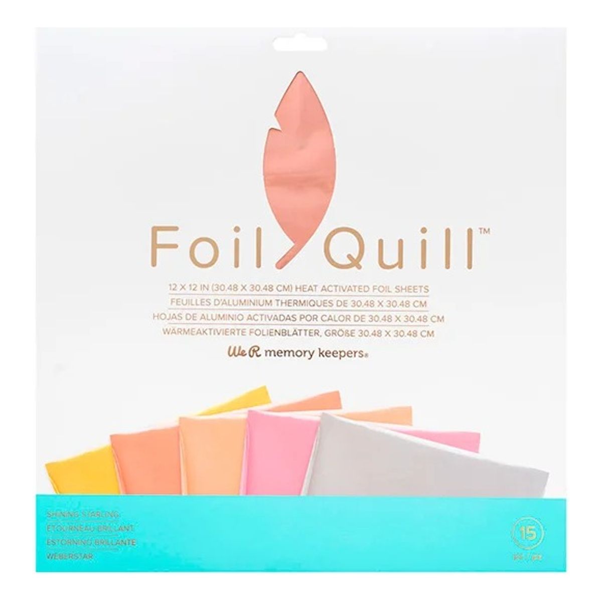 SILHOUETTE - Hojas De Aluminio Shinning Starling 12 X 12  Wr