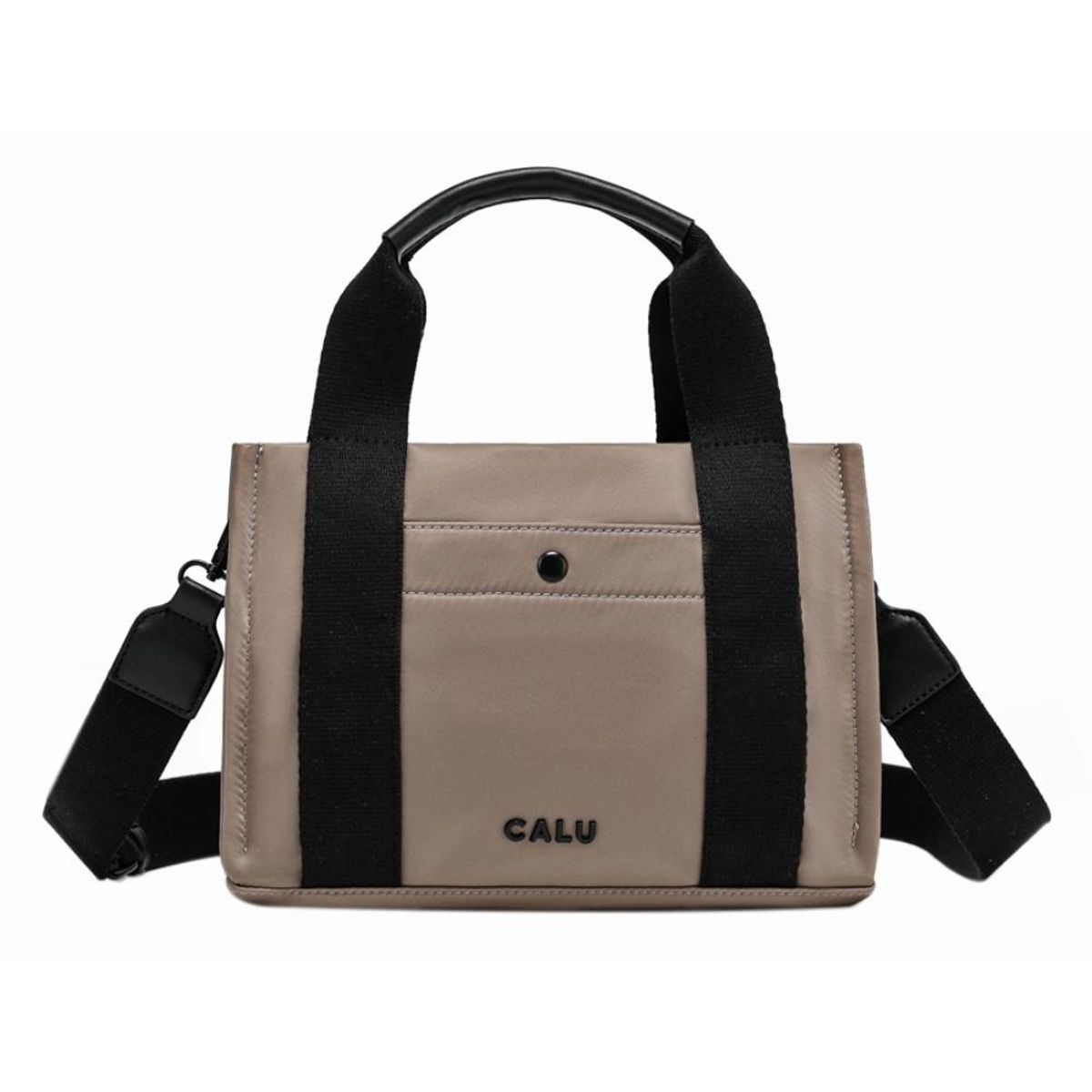 CALU - Cartera Mini Tote Charlotte Taupe Calu
