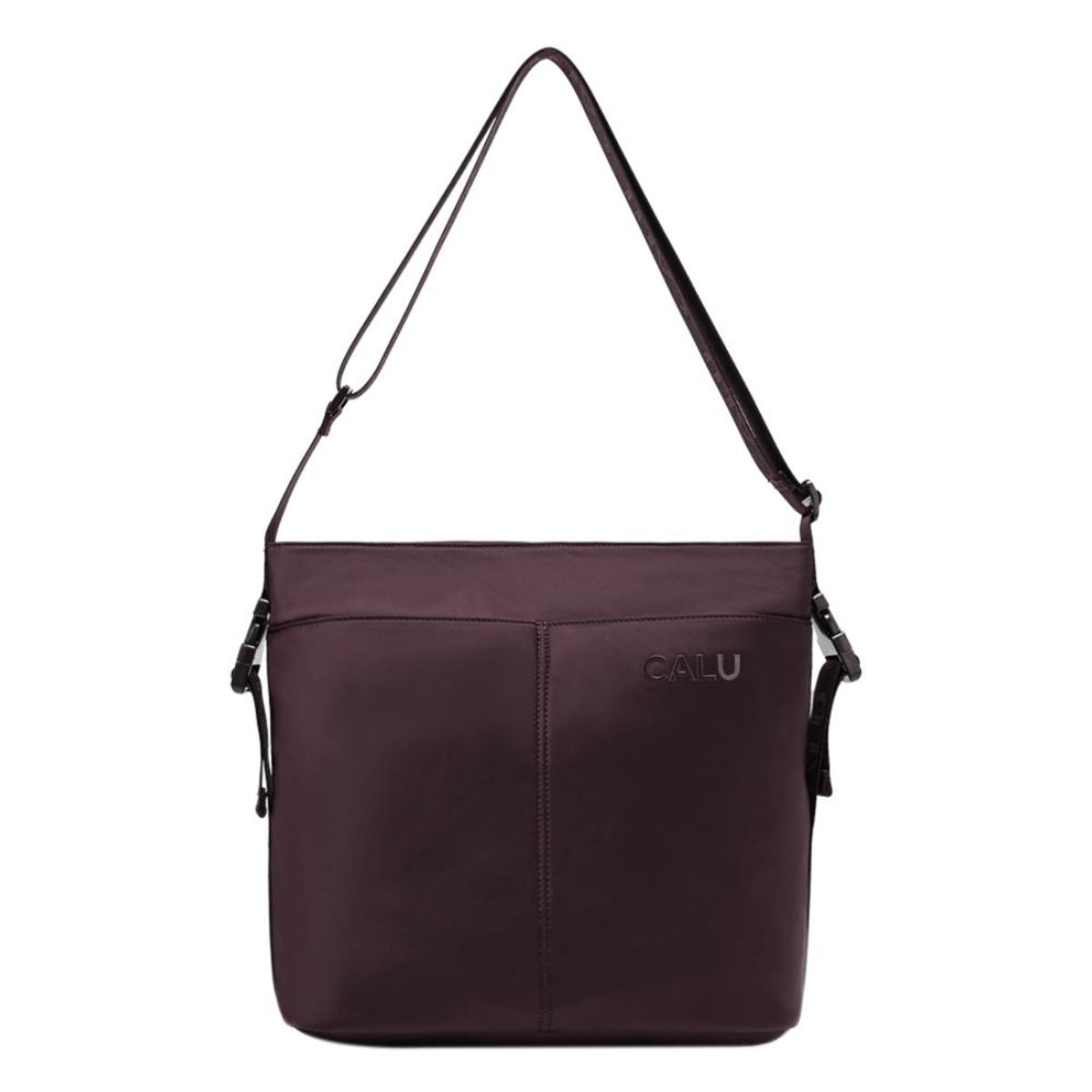 CALU - Cartera Bandolera Mujer Lupe Burdeo Calu