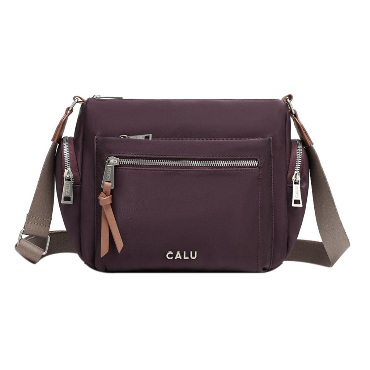 CALU - Cartera Bandolera Mujer Bonnie Morado Calu