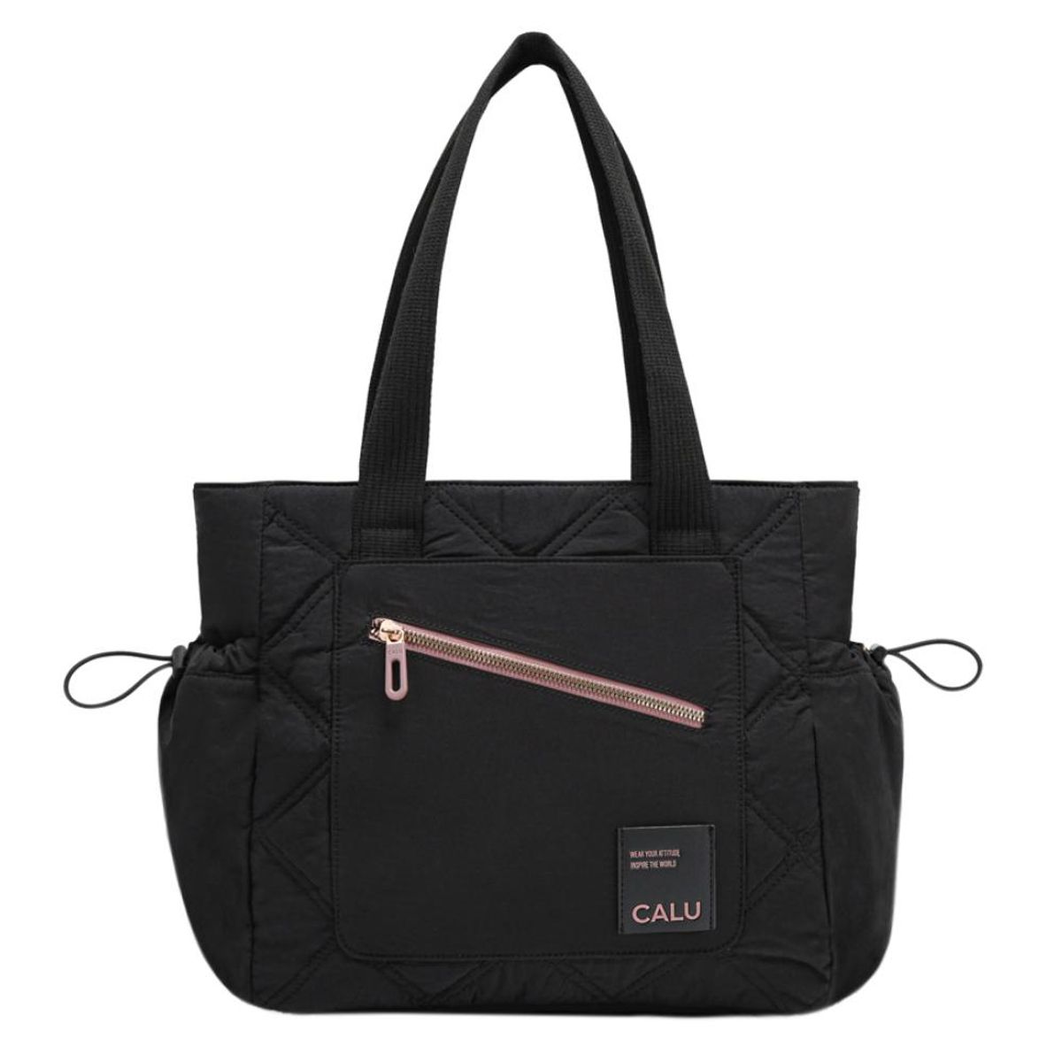 CALU - Cartera Tote Porta Laptop 14" Aurora Negro Calu