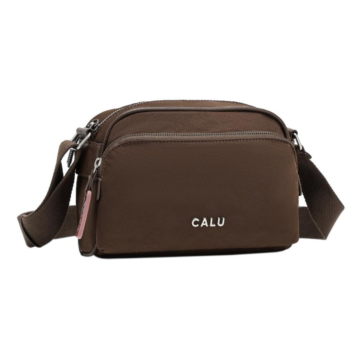 CALU - Cartera Bandolera Mujer Amelia Café Calu