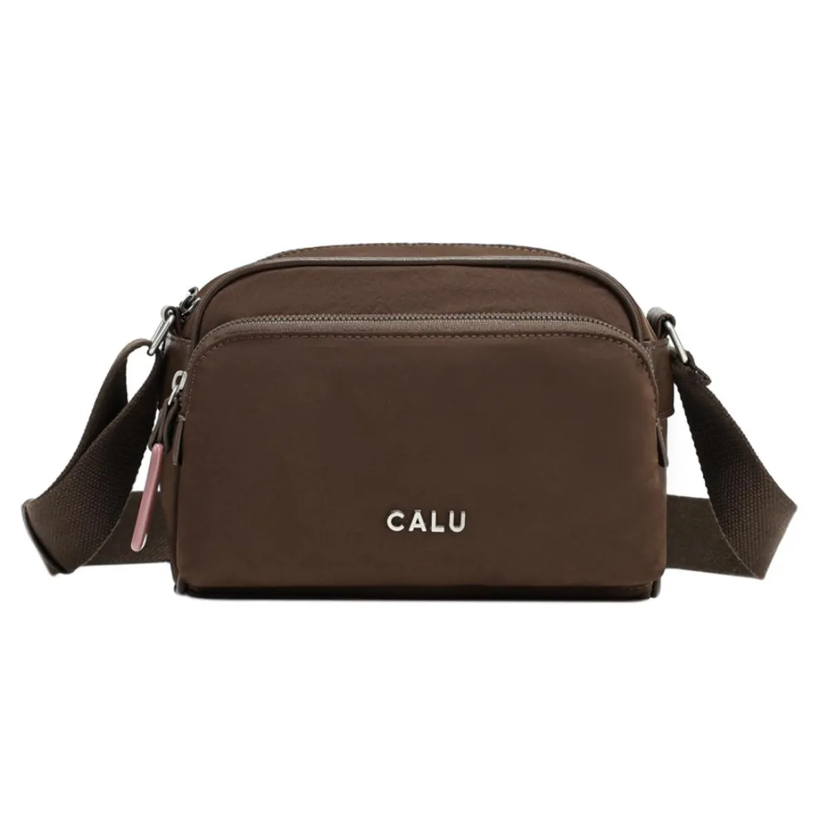 CALU - Cartera Bandolera Mujer Amelia Café Calu