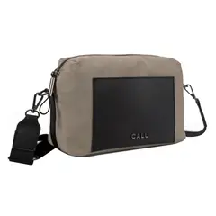 CALU - Cartera Bandolera Cruzada Mujer Fiona Beige