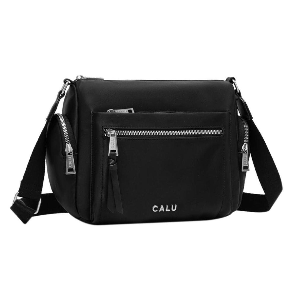 CALU - Cartera Bandolera Mujer Bonnie Negro Calu
