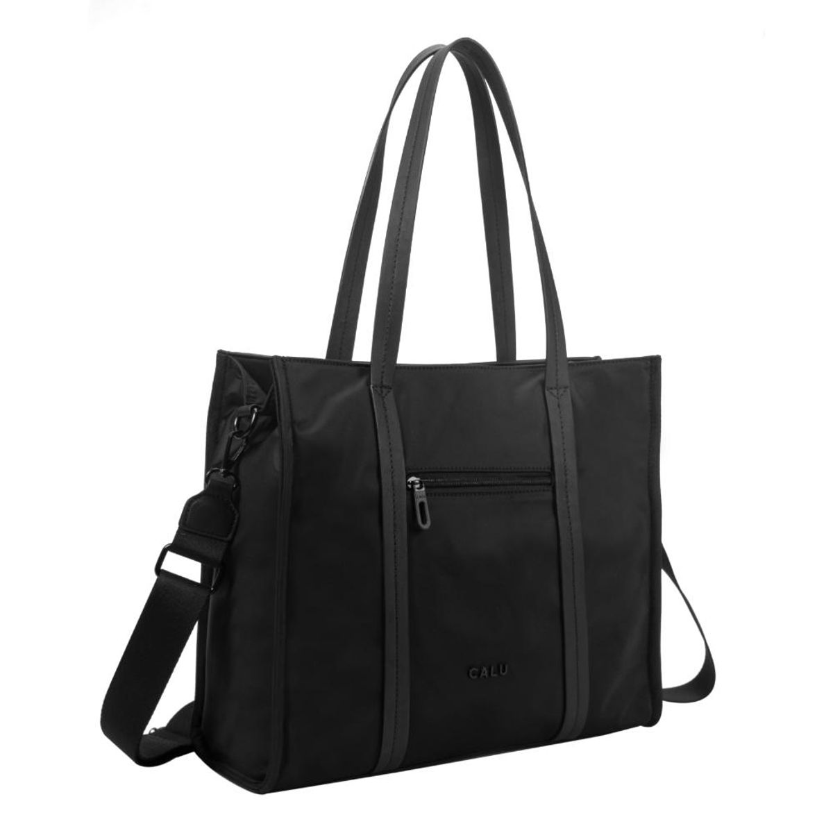 CALU - Cartera Tote Porta Laptop 14 Alana Negro Calu
