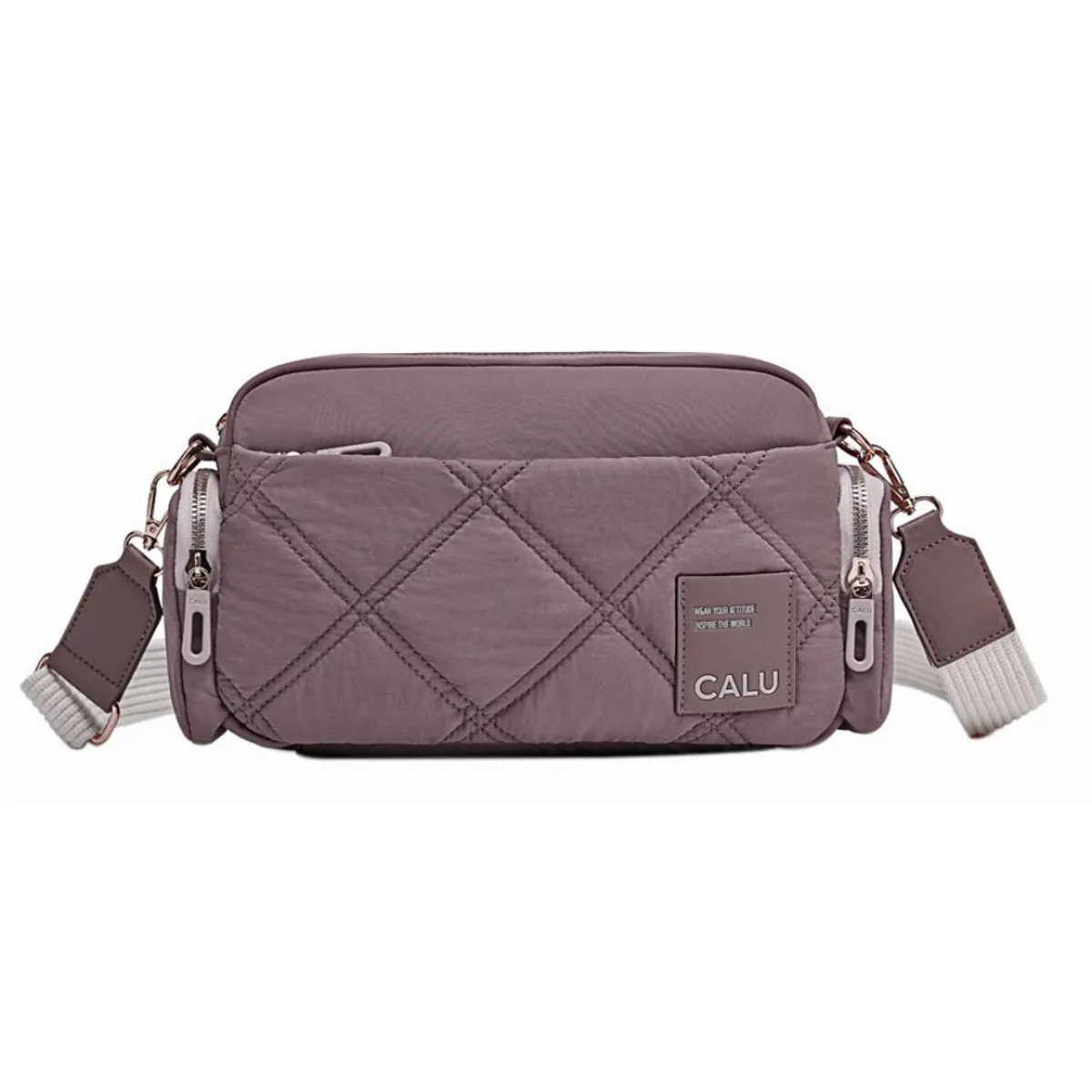 CALU - Bandolera Casual Mujer Bianca Malva Calu