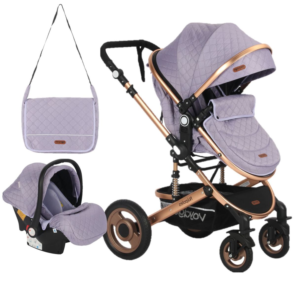 VOYAGE - Coche Travel System Napoles Purple