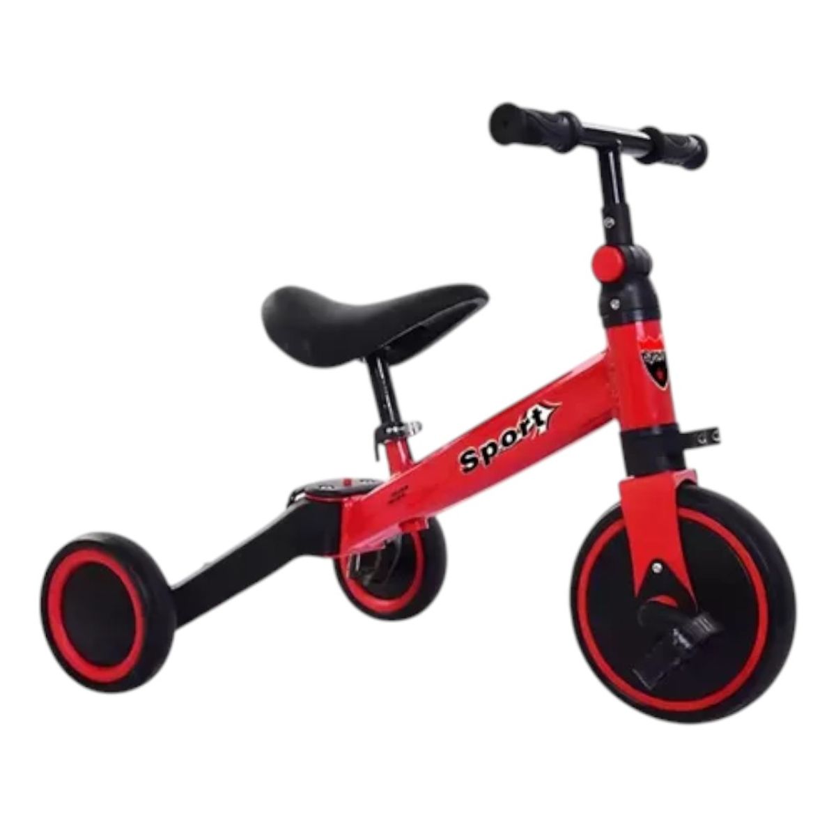 GENERICO - Bicicleta De Equilibrio Y Triciclo 3 En 1 Plegable