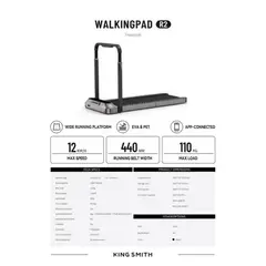 KINGSMITH - Trotadora Walkingpad R2 V2 12KM